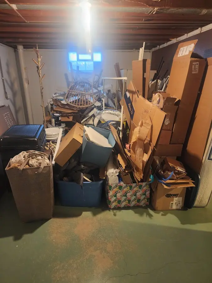 Roll-off dumpster container at job site for 15 Yard Dumpster Rental in Visalia